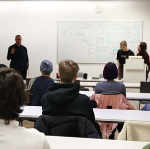 Classroom of students