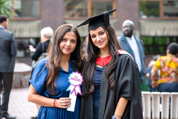 Mother and Daughter at graduation