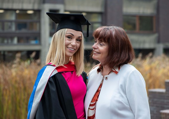 Mother and daughter at graduation Mother and daughter at graduation
