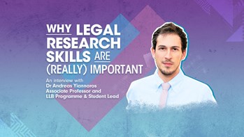 Associate Professor and LLB Programme & Student Lead, Dr Andreas Yiannaros
