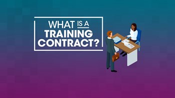 What is a training contract?
