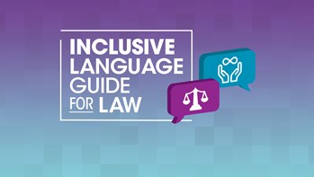 Inclusive language guide for law